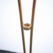 Vintage Stehlampe Cosack en fibre de verre Messing