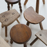 Tripod stool feet balls