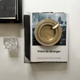 Cendrier en laiton doré véritable début XXe siècle