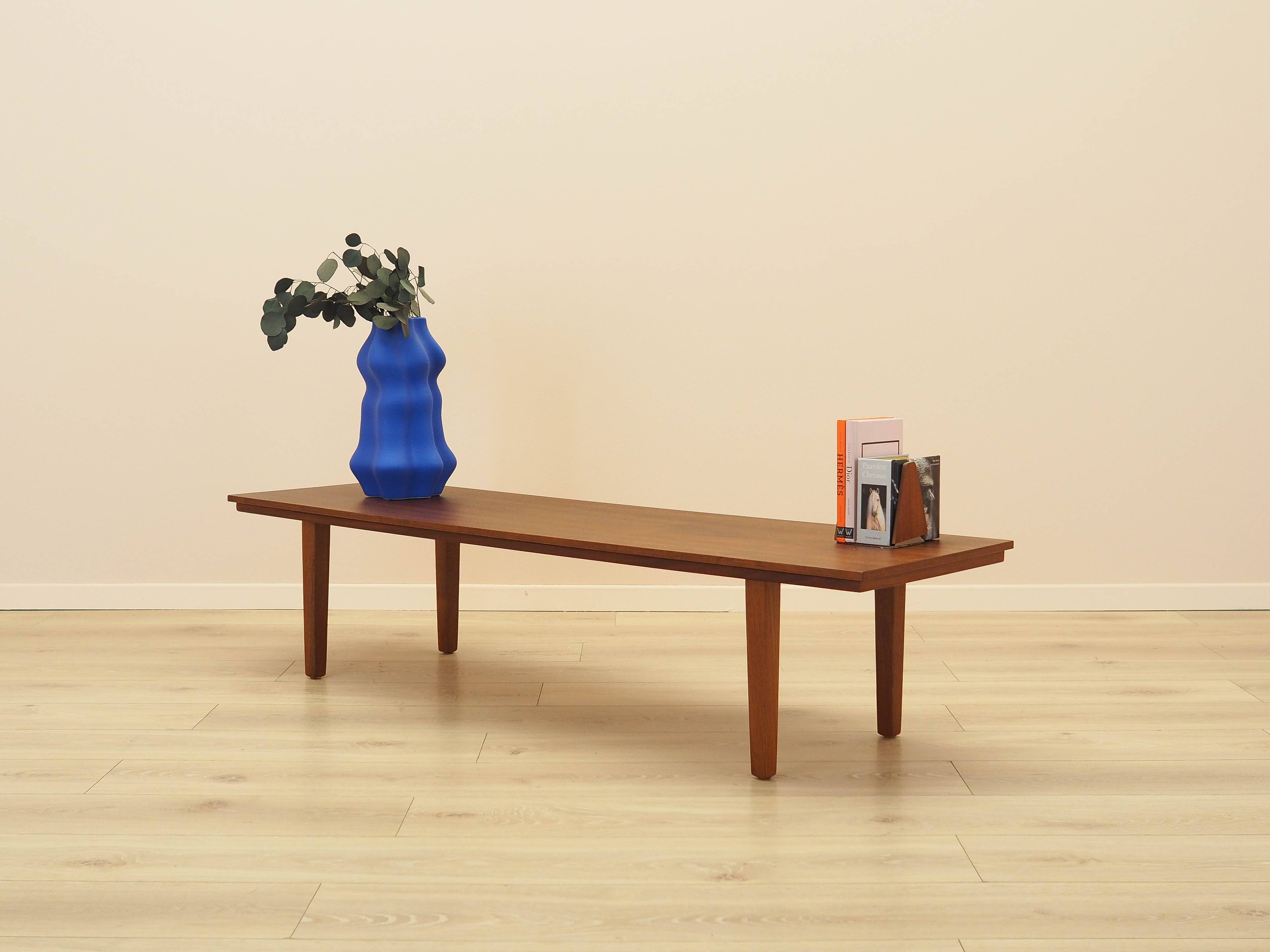 Teak lowboard, Danish design, 1970s, made in Denmark