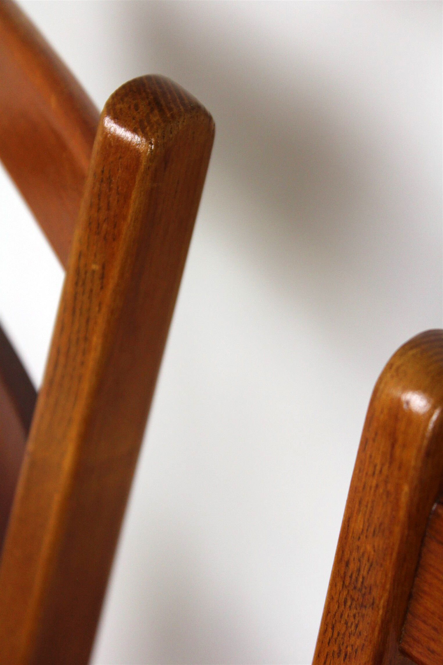 Ash & walnut dining chairs from Jitona Sobeslav, 1950