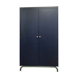 Vintage school wardrobe in night blue