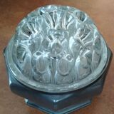 Glass and pewter flower pickets