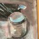 Original Swedish Oil On Canvas – “Stilleben” By Anna Jonsson – Vintage & Framed – 56.5 × 75.5 Cm (22.2" × 29.7")