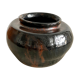Vase rond en céramique vernissée