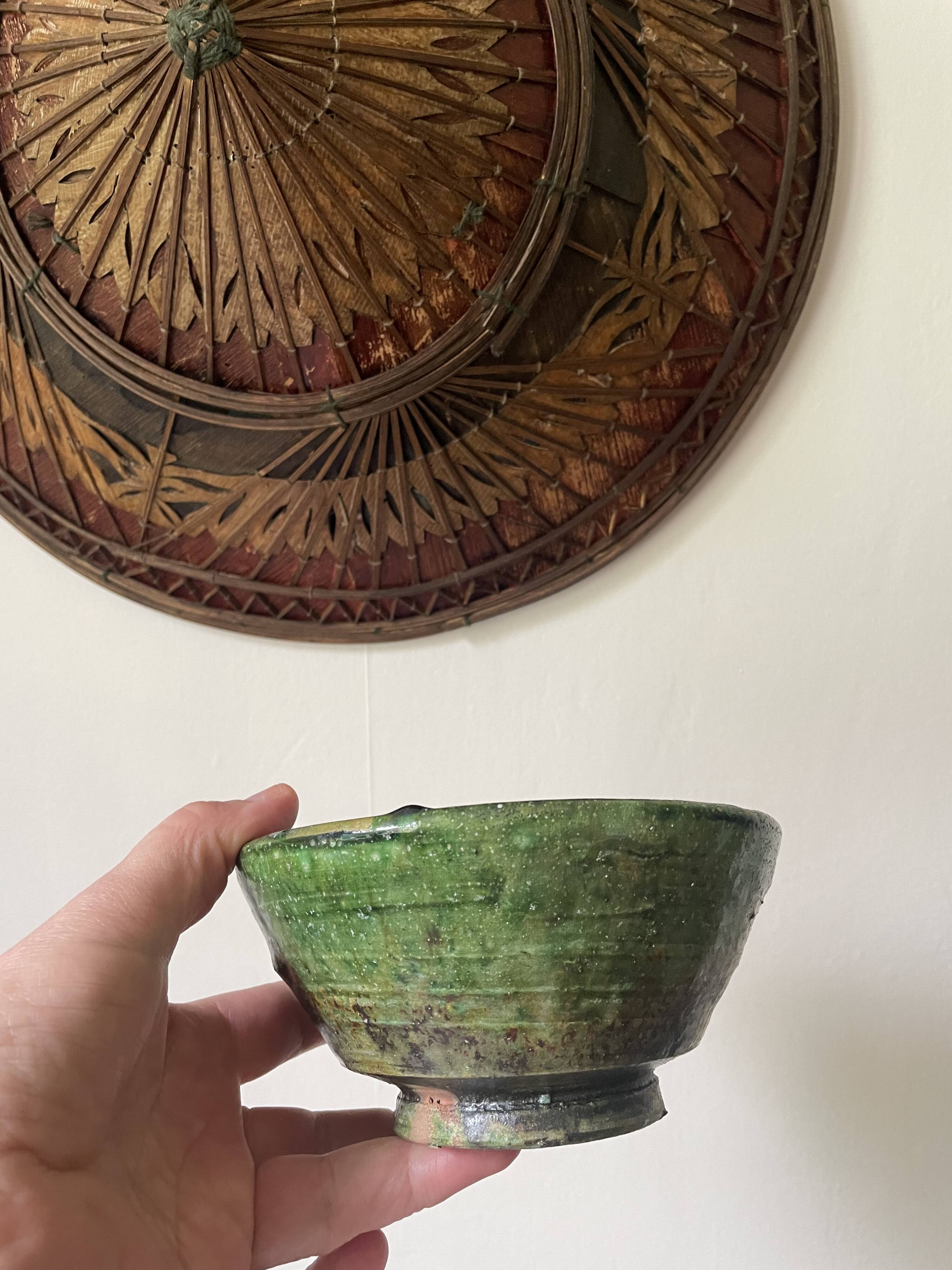 Emerald green Tamegroute bowls D14.5