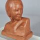 Gaston Hauchecorne bust of young woman terracotta artist's proof dated 1942 Signed 085