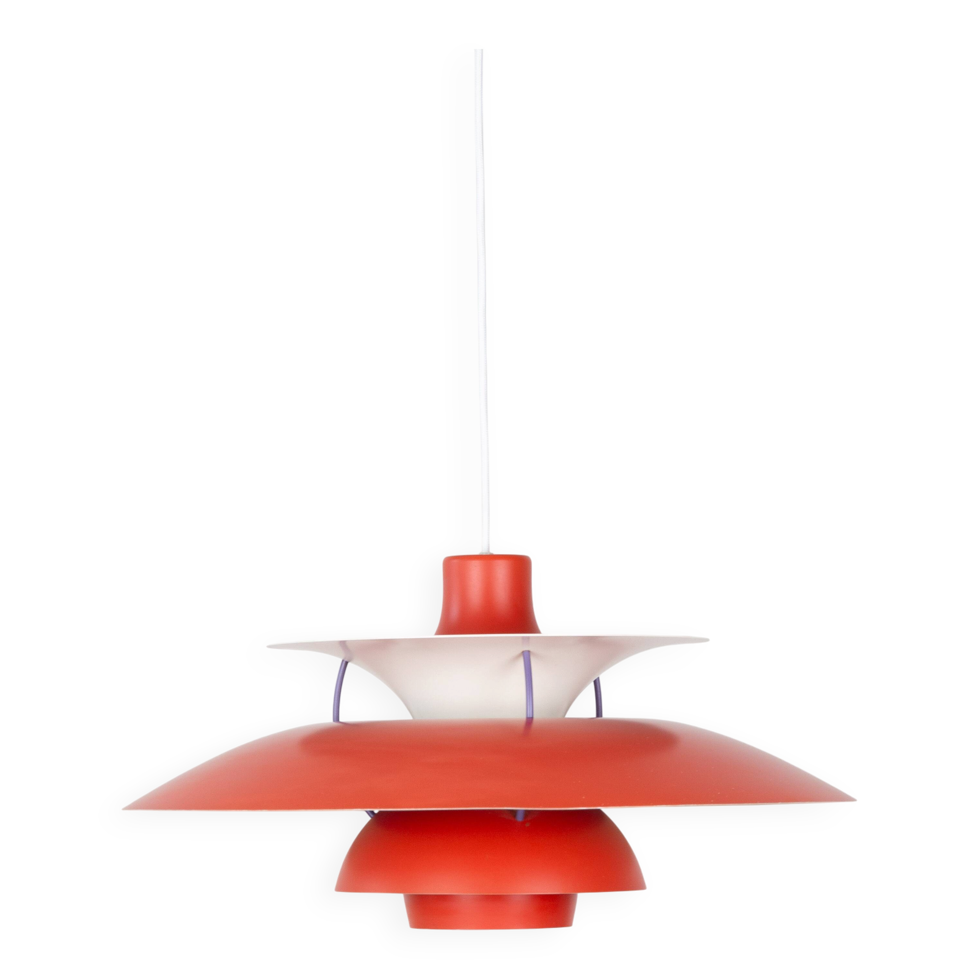 Danish vintage PH 5 pendant lamp by Poul Henningsen, Louis Poulsen, 1958