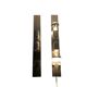 Wall lamps (2) - design Stéphane Davidts - brushed steel - Belgium - 80's