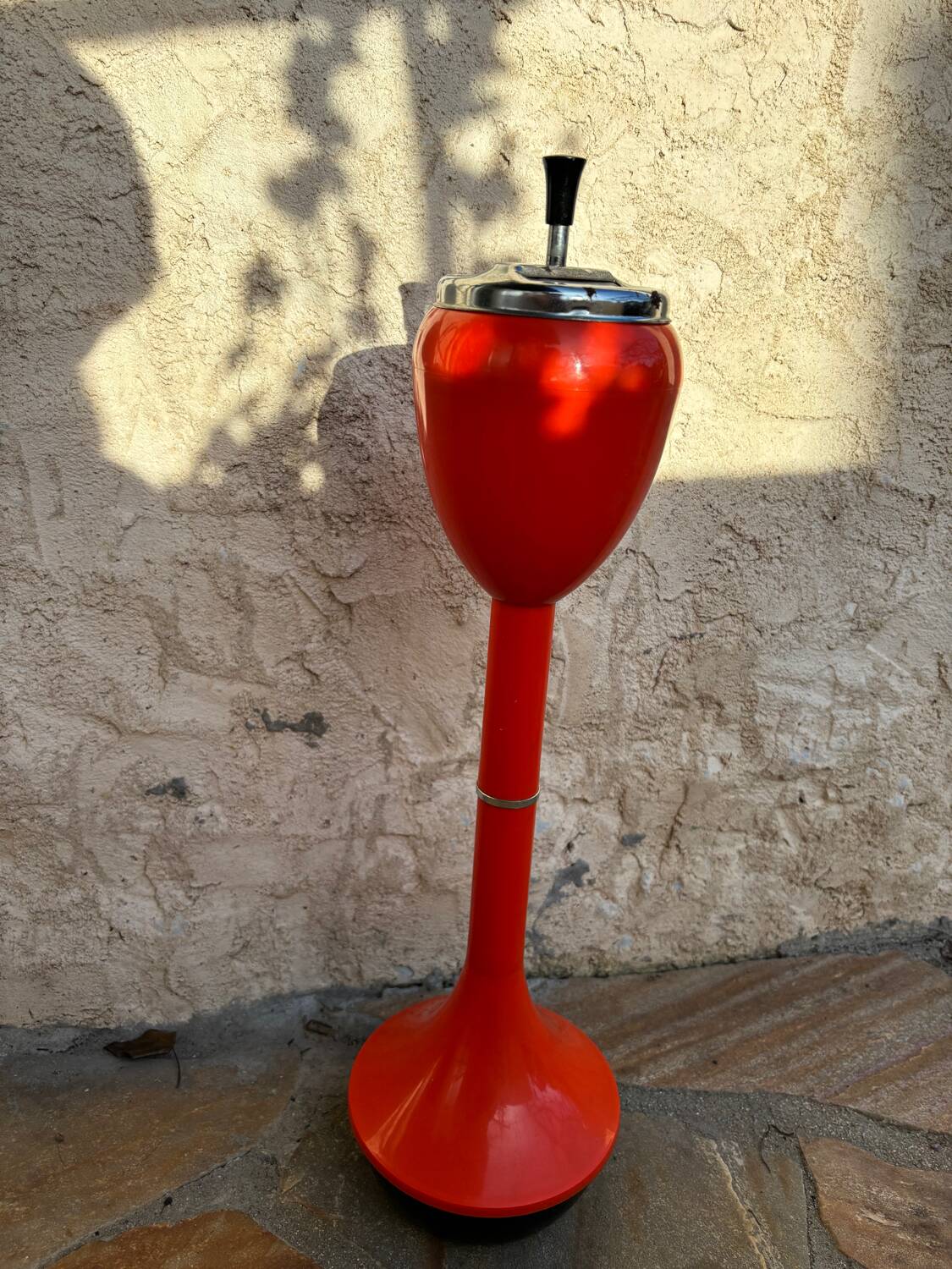 Vintage space age orange ashtray (1970s)