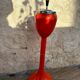 Cendrier orange vintage space age  (1970s)