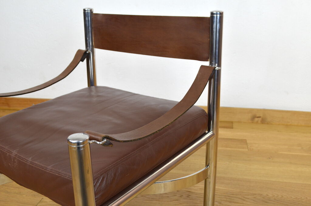 Pair of Vintage Armchairs Edition Dada Industrial Design, Italy 1970