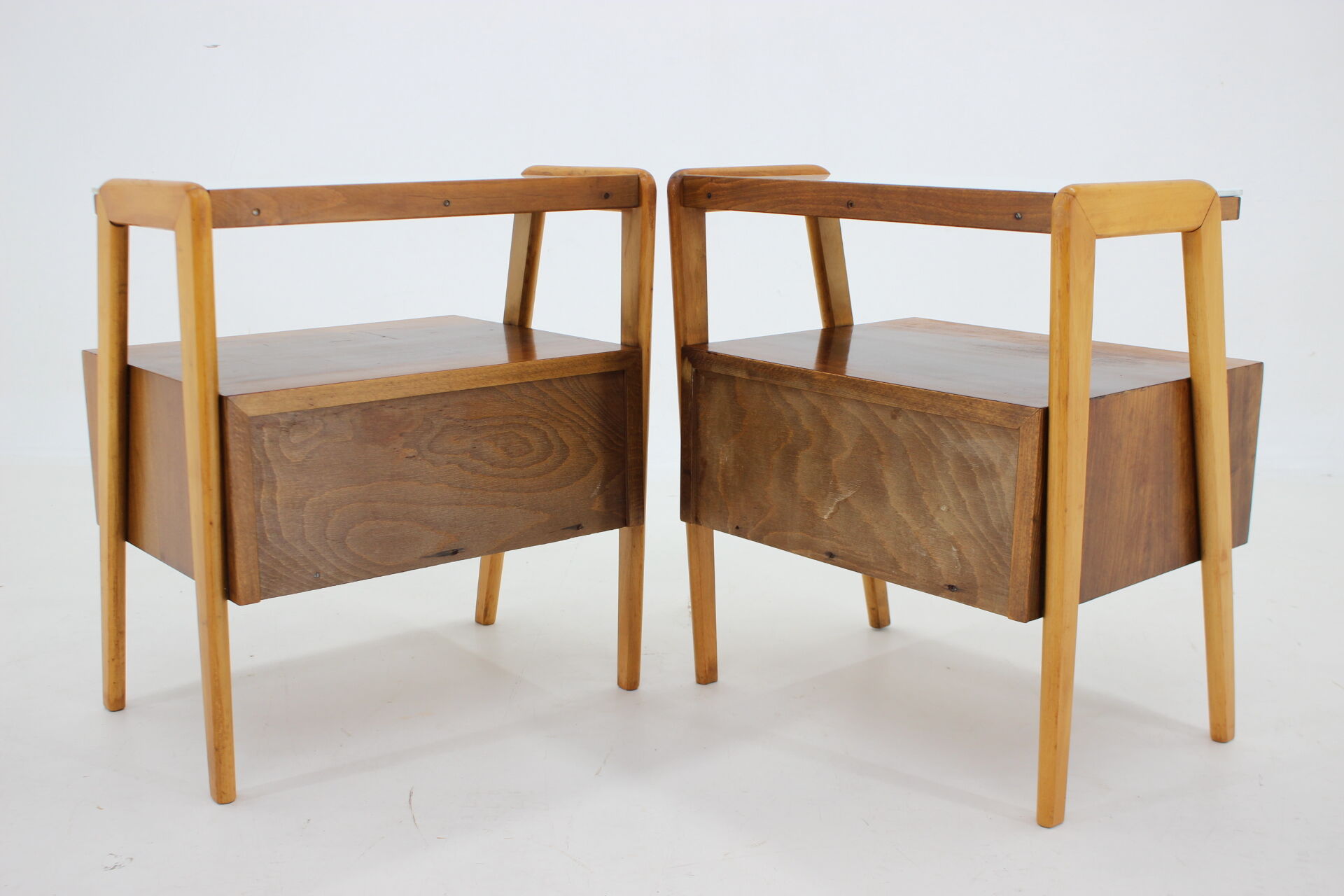 1960s Pair of Bedside Tables by Interier,Czechoslovakia