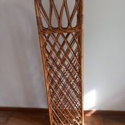 Paravent en rotin vintage