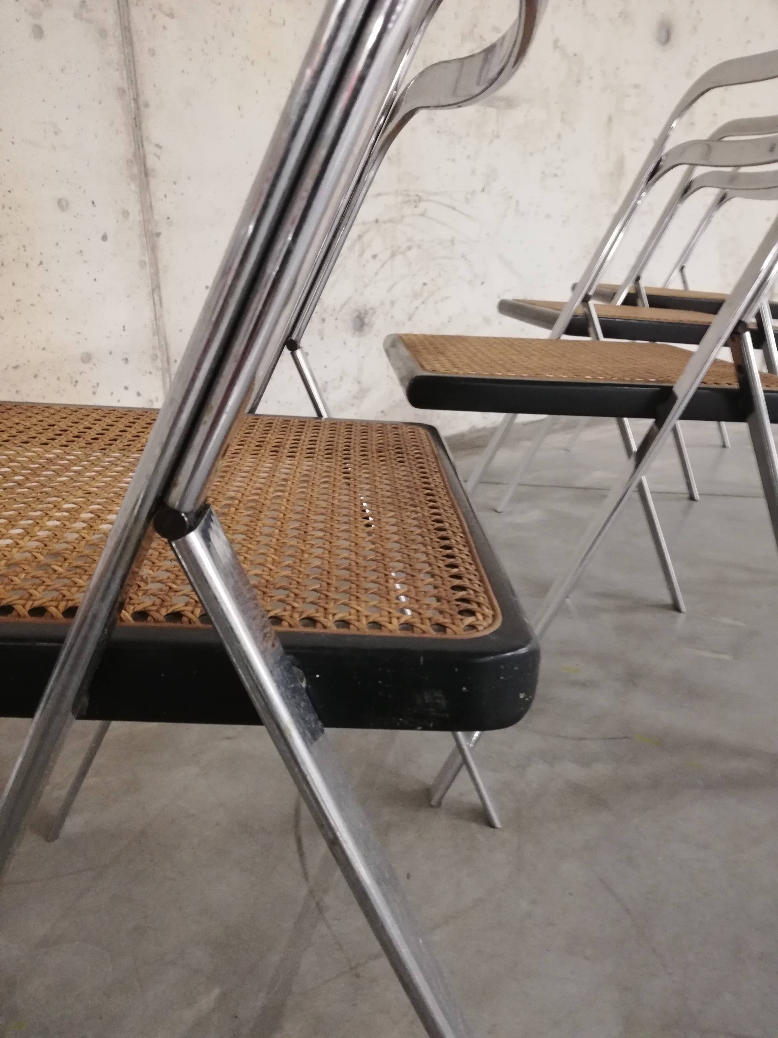 Chairs Giorgio Catellan edition Cidue Italy 1970