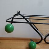 Vintage wall coat rack