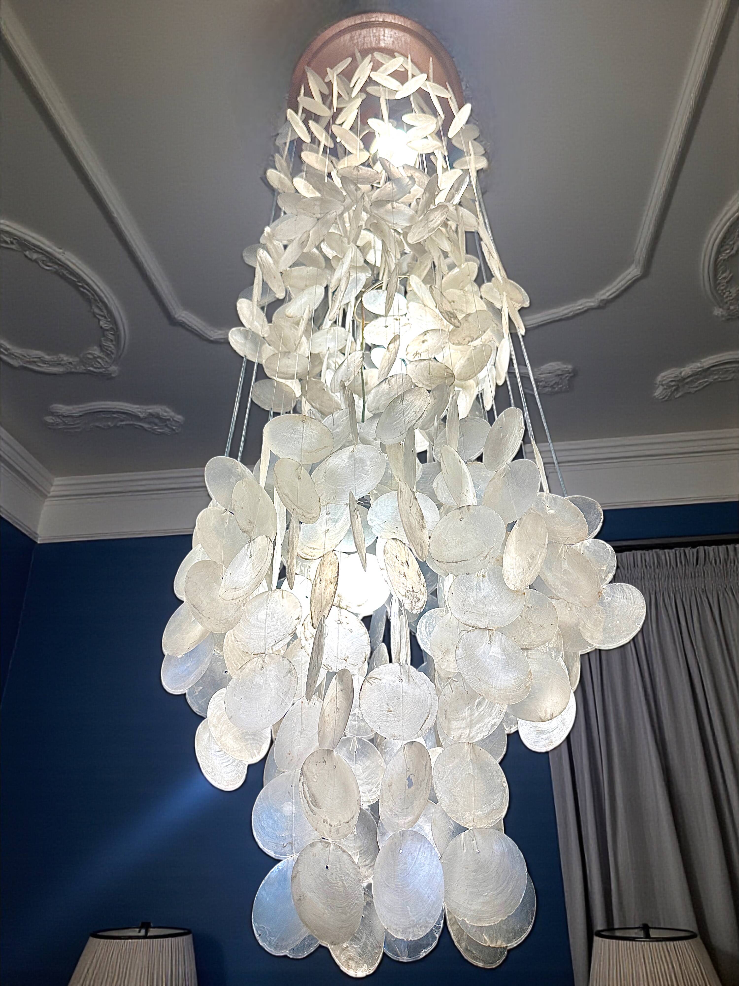Suspension en nacre à 3 niveaux — Verner Panton