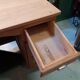 Raw wood desk