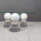 Marble sphere coffee table by Roche Bobois, 1980s