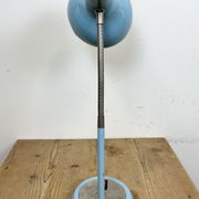 Blue Industrial Gooseneck Table Lamp, 1960s