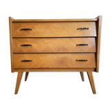 Oak chest of drawers from the scandinavian 60s