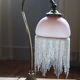 Lampe bronze verre perles