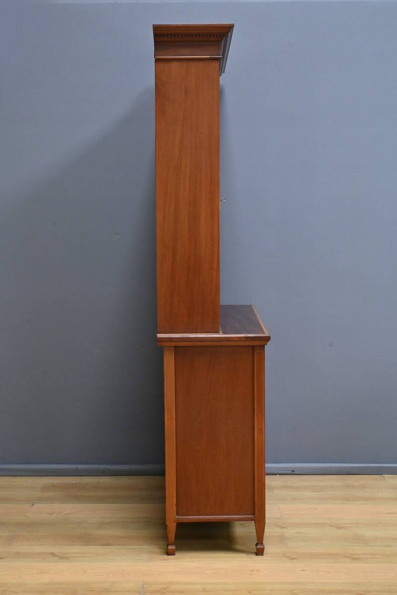 Edwardian Style Mahogany Bookcase, England – Early 20th Century