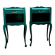 Pair of antique bedside tables