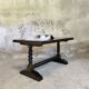 Table basse vintage pieds bois tourné