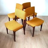 Vintage set of 4 dining chairs by Parisi – MiM Roma