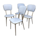 Lot of 4 vintage chairs from the 1960s
