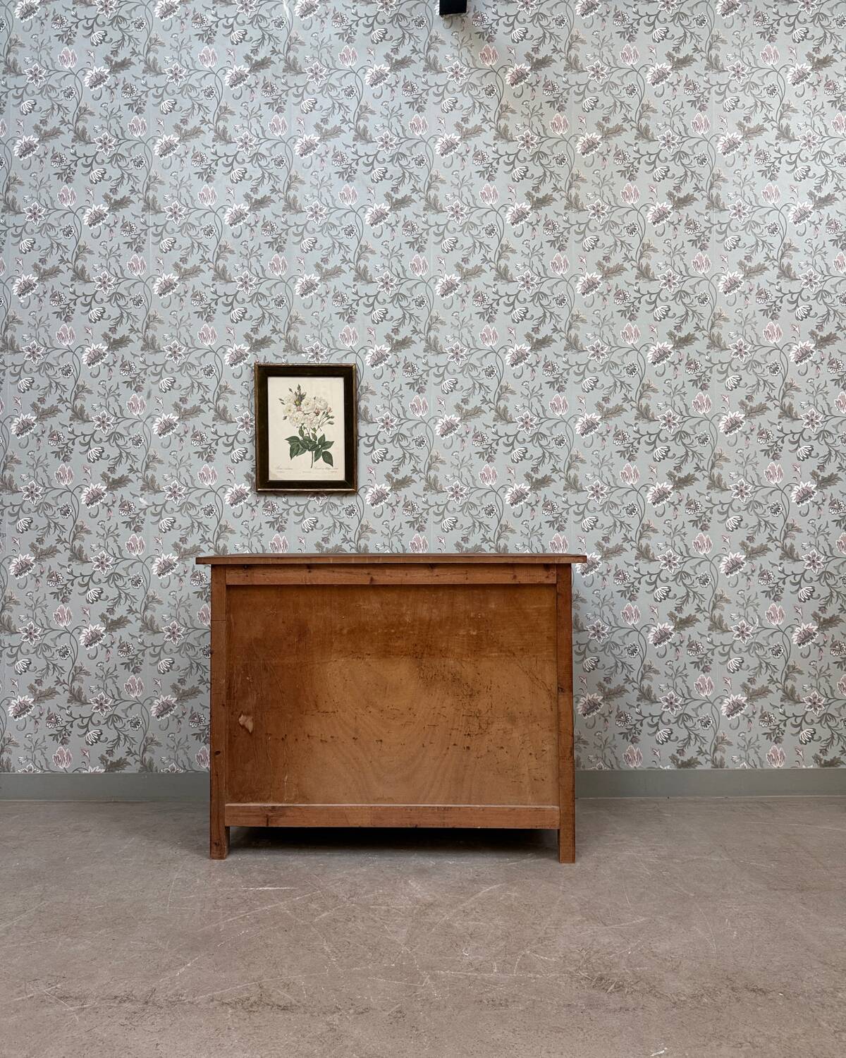 Vintage sideboard with sliding doors