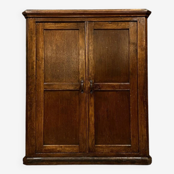 Armoire murale époque Napoléon III en hêtre teinté vers 1880