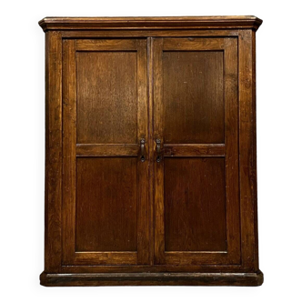 Armoire murale époque Napoléon III en hêtre teinté vers 1880