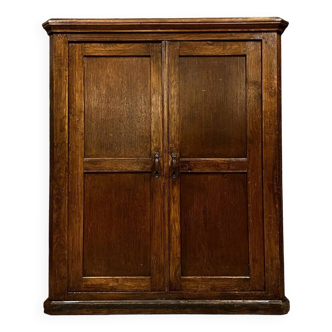 Napoleon III period wall cabinet in stained beech circa 1880