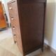 Art Deco Chest of Drawers - 5 drawers - 1950s - Carved wood - Pattern