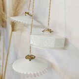 Art deco waterfall pendant light