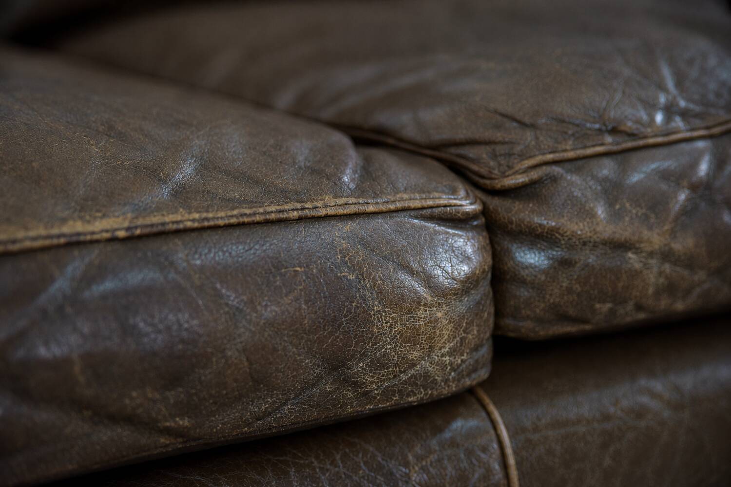 Mid-Century Modern Vintage Leather Cromwell Sofa by Arne Norell, 1960s