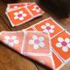 Set of six placemats, 1970s