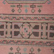Tapis vintage turc de oushak tissé à la main 79x664 cm