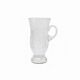 Vintage cut-glass coffee cup, hot chocolate or mulled wine