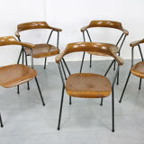 Vintage 4455 dining chair by Niko Kralj, 1970s