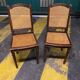 Louis XVI style caned chairs