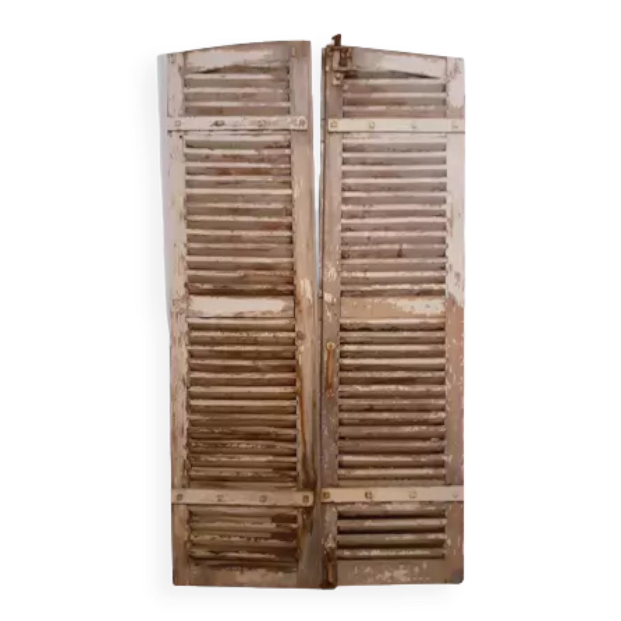 Pair of old shutters