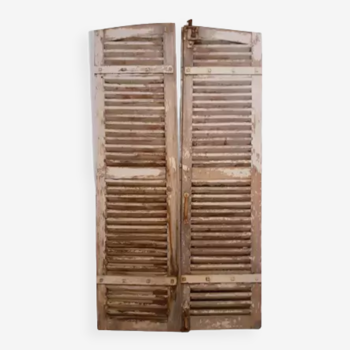 Pair of old shutters