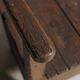 Wooden chest bench from Auvergne, 19th century