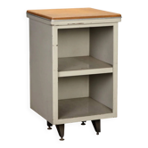 Vintage metal and glass storage furniture, design, Italy, 1960s