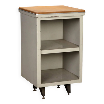 Vintage metal and glass storage furniture, design, Italy, 1960s