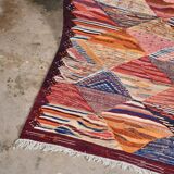 Kilim berbère multicolore, Maroc