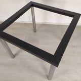 Vintage chrome square table